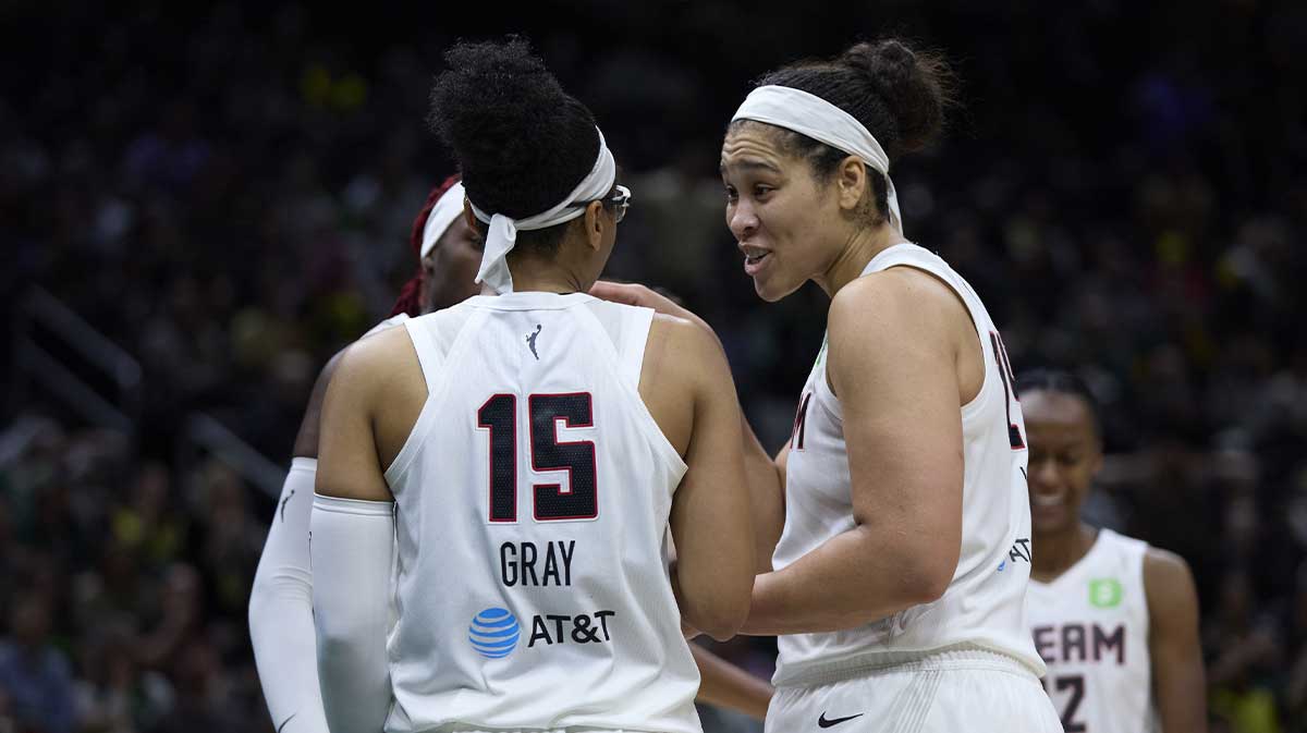 Why Dream’s Allisha Gray is ‘glad’ to have Brionna Jones as teammate