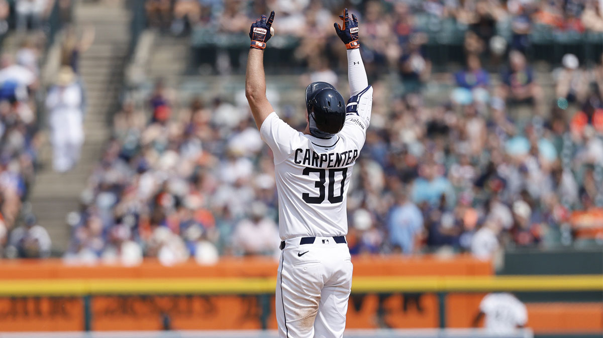 Kerry Carpenter gets real on electric atmosphere in Detroit vs. Cubs